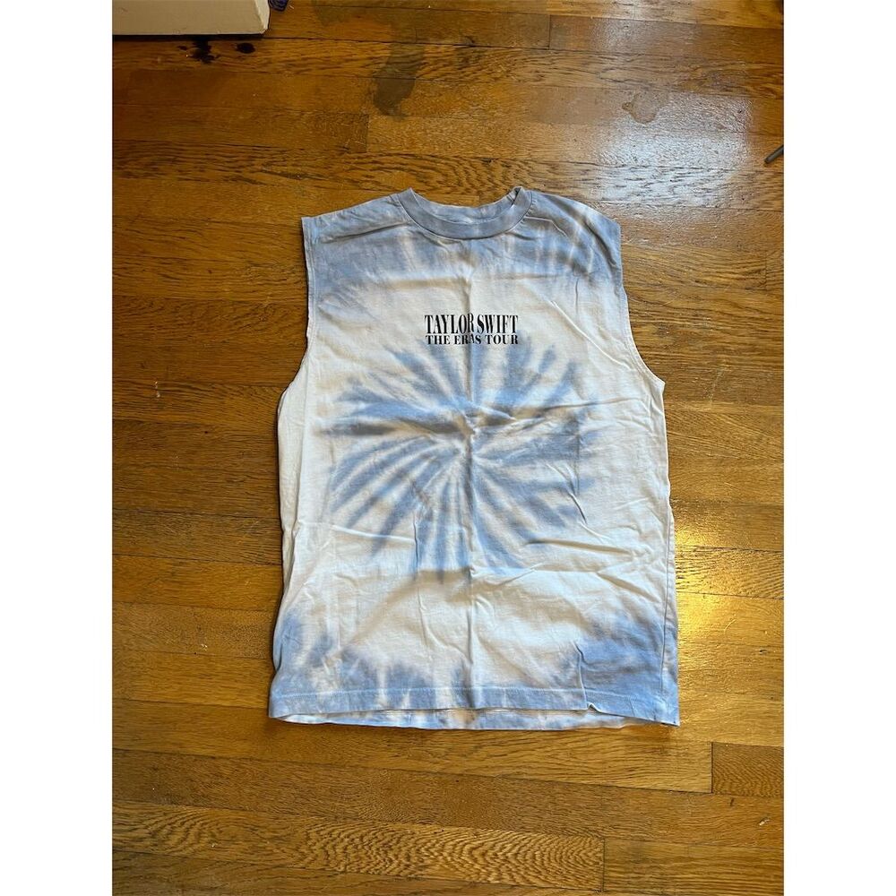 Taylor Swift The Eras Tour Women's M Blue Tie-Dye Tank Top Official Merch